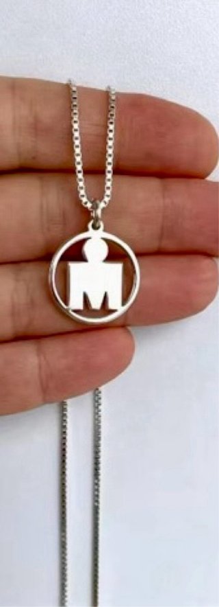 Collana Ironman Triathlon Argento