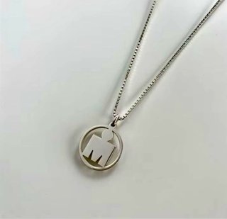 Collana Ironman Triathlon Argento