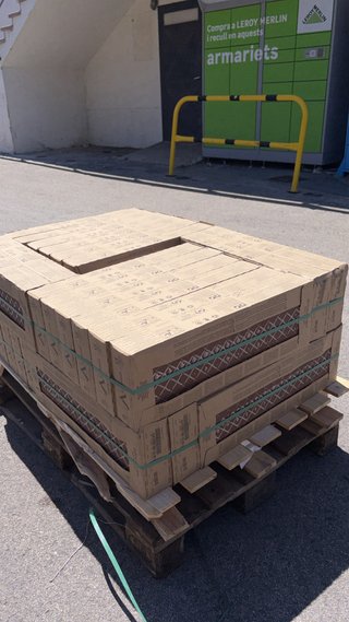 Suelo cerámico imitación madera nogal ARTENS 16m2