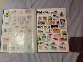 Álbum Leuchtturm+Colección 167 Sellos de Animales