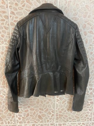 Giacca biker Chiodo Vera Pelle morbida Vintage
