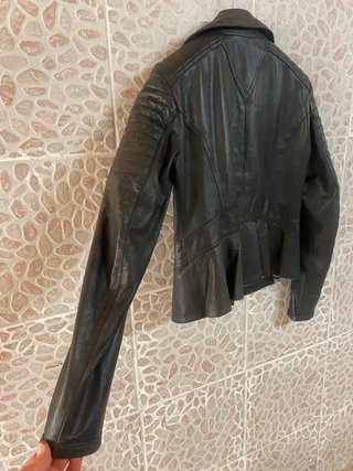 Giacca biker Chiodo Vera Pelle morbida Vintage
