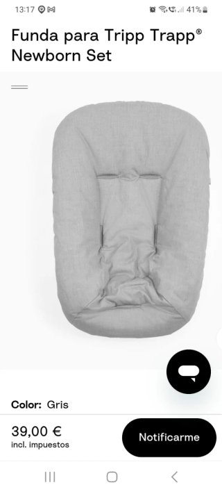 Hamaca Stokke Tripp Trapp Newborn Set Gris