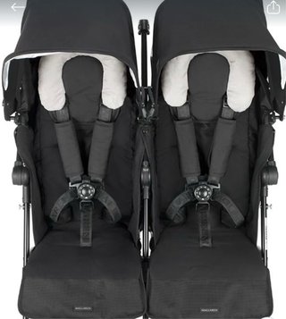 Silla Gemelar Maclaren Twin Techno Negra