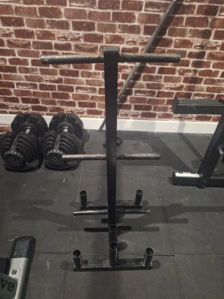 Supporto per dischi da palestra