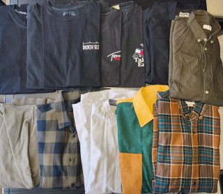 Lote Ropa Hombre Camisetas y Camisas