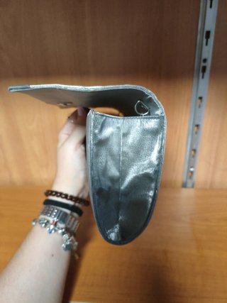 Bolso de fiesta gris