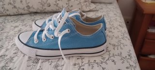 Converse Bajas. Azul. Talla 36. A estrenar.