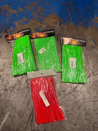 Cubreradioss para Moto (Verde y Rojo)