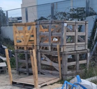 Cajas de madera de palets (lote)