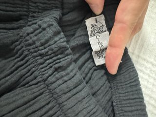Pantalón bombacho negro