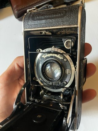 Cam. Voigtländer Bessa 6x9 Vintage + Leather case
