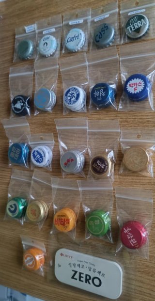 Chapas e tappi dalla Corea del Sud