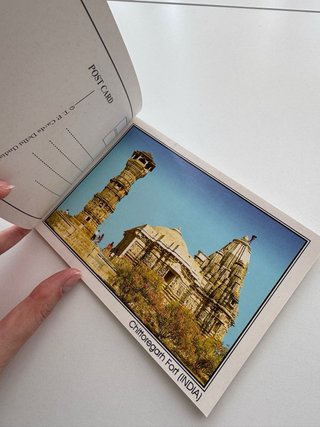 Libro Postales Chittorgarh Fort India