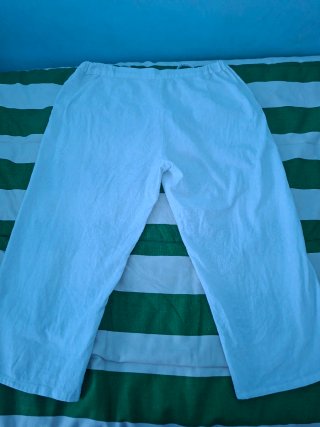 Pantalón blanco mujer