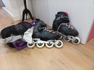 Patinetes Oxelo FIT5 con protecciones