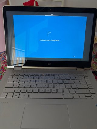 HP X360 core i7 Convertible Laptop Silver/White