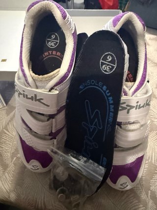 Zapatillas Ciclismo Spiuk Moradas Talla 39