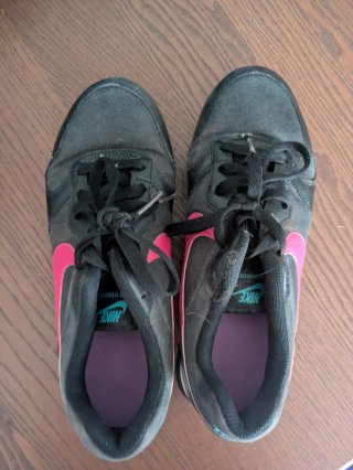 Zapatillas Nike MD Runner 2 Mujer Negro Rosa