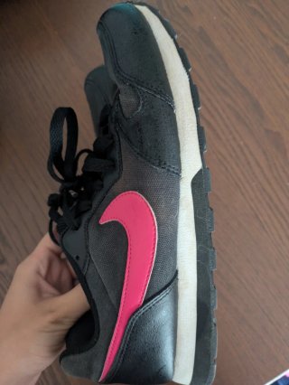 Zapatillas Nike MD Runner 2 Mujer Negro Rosa