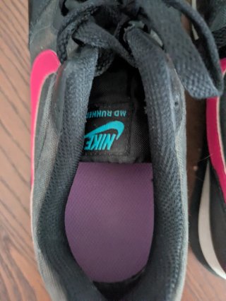 Zapatillas Nike MD Runner 2 Mujer Negro Rosa