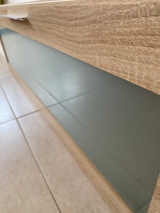 Mueble TV moderno con armario y estante