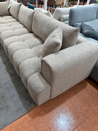 Sofá modular beige 333 cm