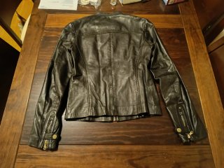 Cazadora cuero auténtico de mujer Talla XS