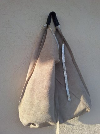 Borsa sacca dorata doubleface