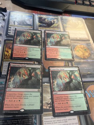 Playset 4x Copperline Gorge MTG