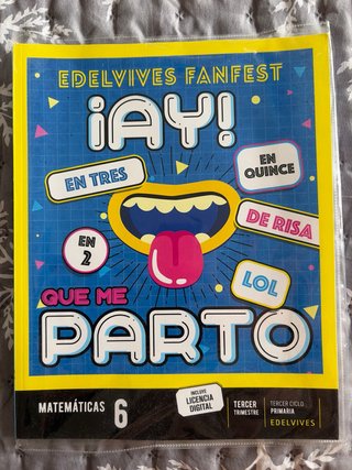Matemáticas 6, Tercer Ciclo Primaria, Edelvives...