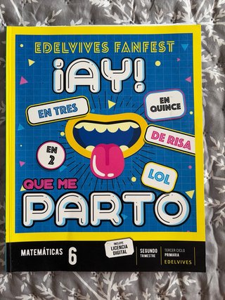 Matemáticas 6, Tercer Ciclo Primaria, Edelvives...