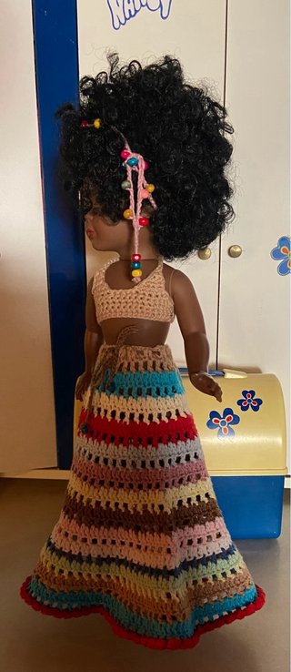 Muñeca Kika pelo afro. Muy parecida a Nancy.