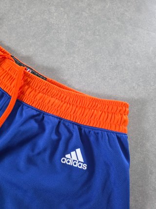 Shorts Adidas NBA New York Knicks Blu Arancione L