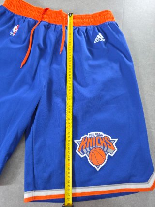 Shorts Adidas NBA New York Knicks Blu Arancione L