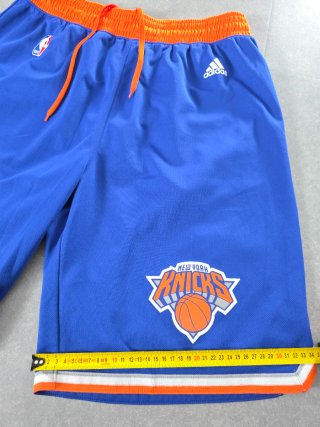 Shorts Adidas NBA New York Knicks Blu Arancione L