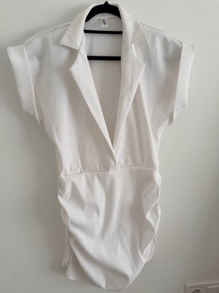 Vestido blanco corto