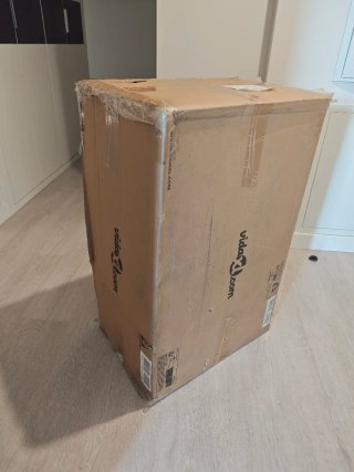 Conjunto sofá (4 módulos)y mesa exterior madera