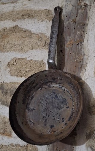 SARTEN ANTIGUA HESO24DR HIERRO/ACERO-COCINA TRADIC