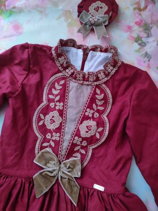 Vestido La Amapola Talle Bajo 6 Años