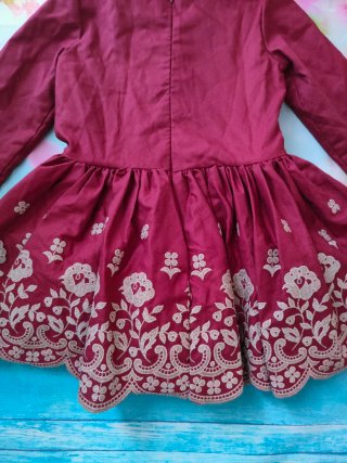 Vestido La Amapola Talle Bajo 6 Años