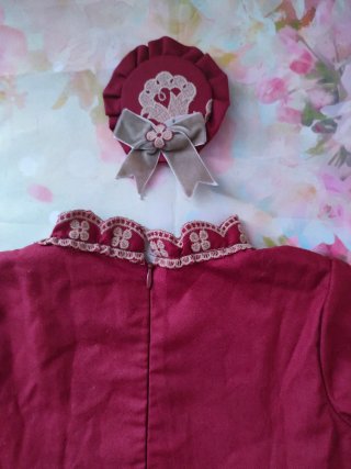 Vestido La Amapola Talle Bajo 6 Años