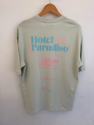Camiseta Polinesia Oversize Gris Talla XS