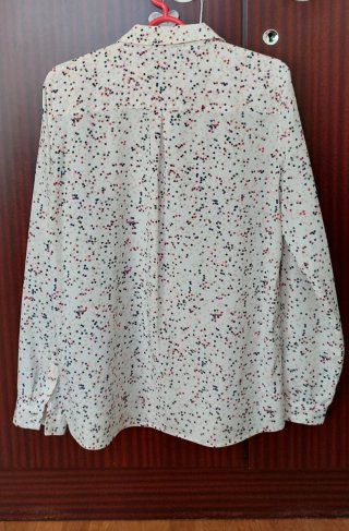 Camisa de Mango con estampado de Estrellas Talla S