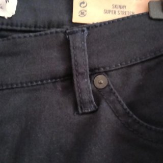 Pantalón skinny H&M Talla 42 Azul