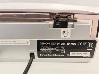 Giradischi Denon DP-29F Automatico Argento