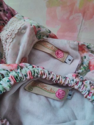 Vestido y braguita La Amapola 6 años