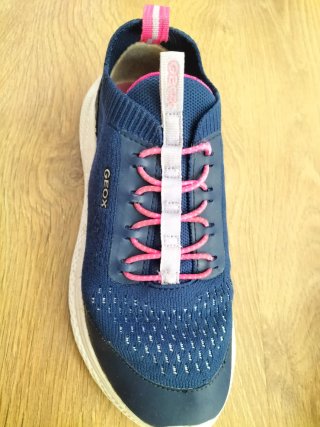 Zapatillas bambas Geox Niña Azul y Rosa