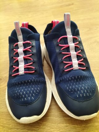 Zapatillas bambas Geox Niña Azul y Rosa