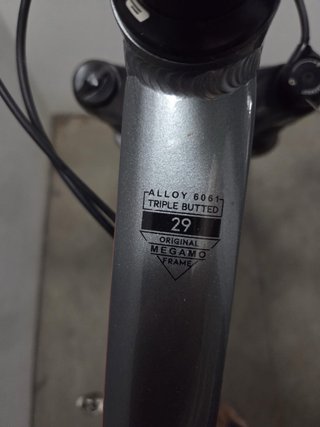 Bicicleta Megamo Gris/Naranja